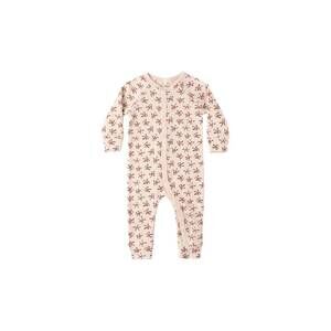NEW RYLEE + CRU kid's organic long john pajamas in holly berry